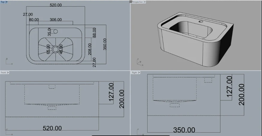 Marmora CPH 3D Production Drawing